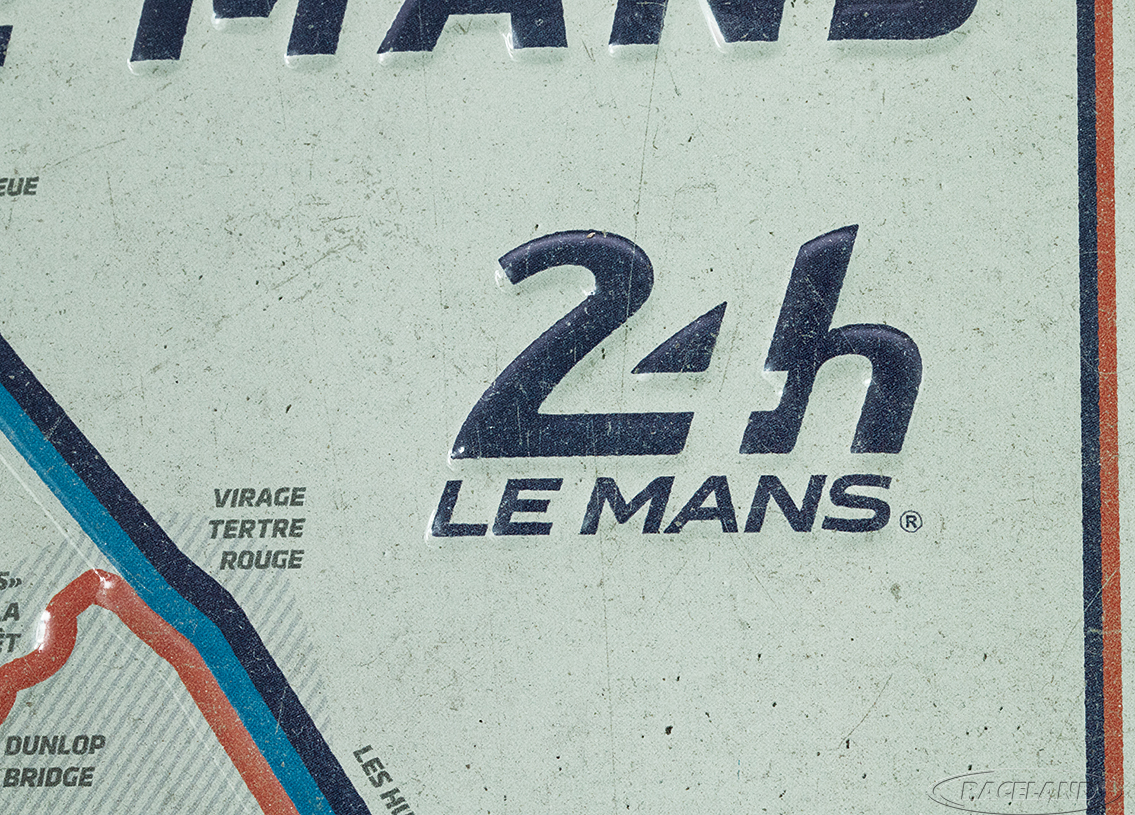 Blechschild 24h Le Mans Circuit 20 x 30cm