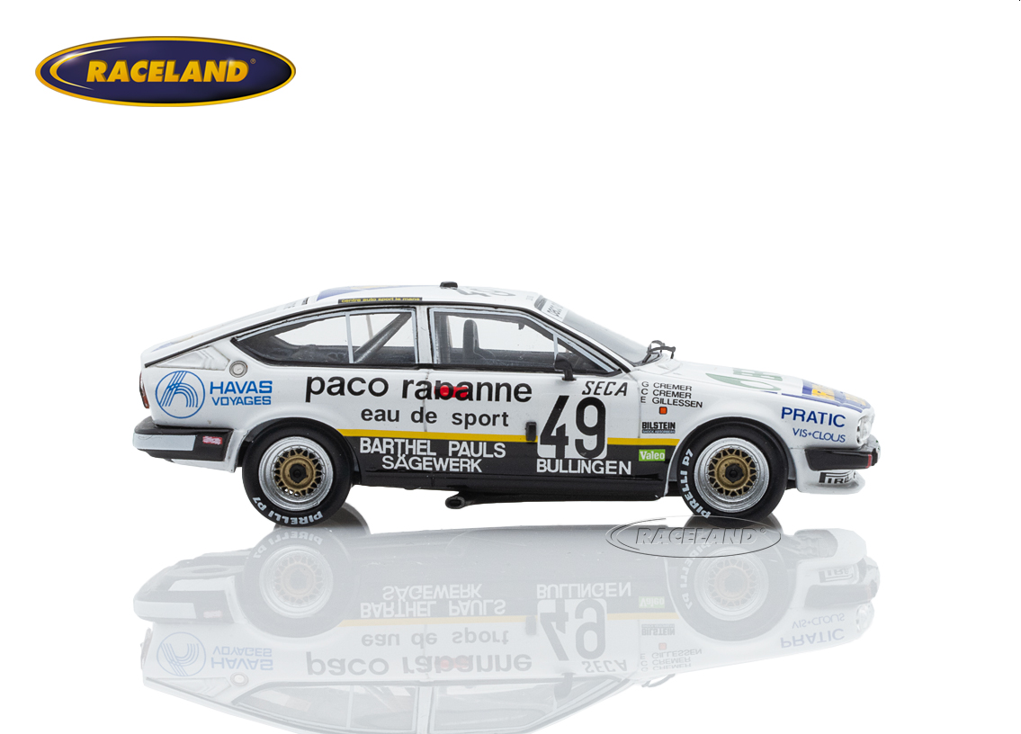 Alfa Romeo Alfetta GTV6 Jolly Club 10° 24H Spa 1986