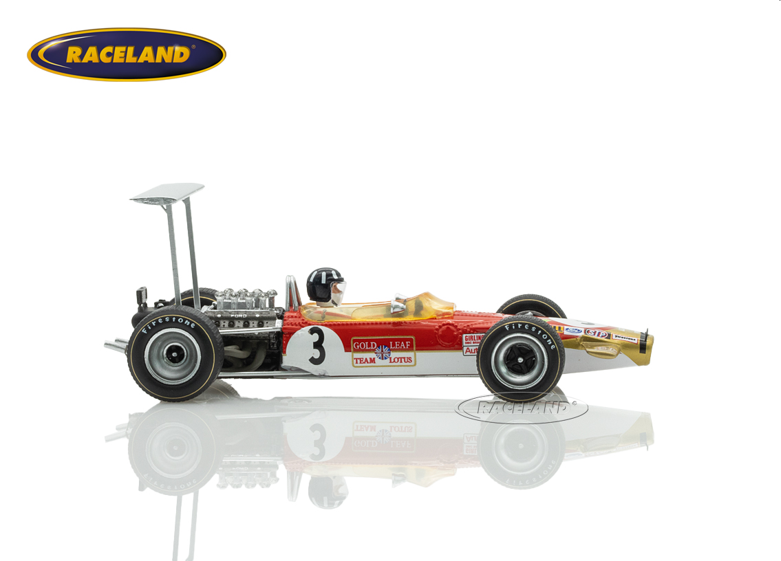 Lotus 49B Cosworth V8 F1 Gold Leaf 2° GP Deutschland Weltmeister 1968