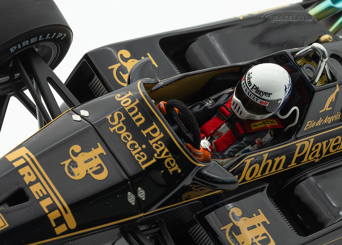 Lotus 93T Renault V6 Turbo F1 JPS John Player Special GP Monaco 1983