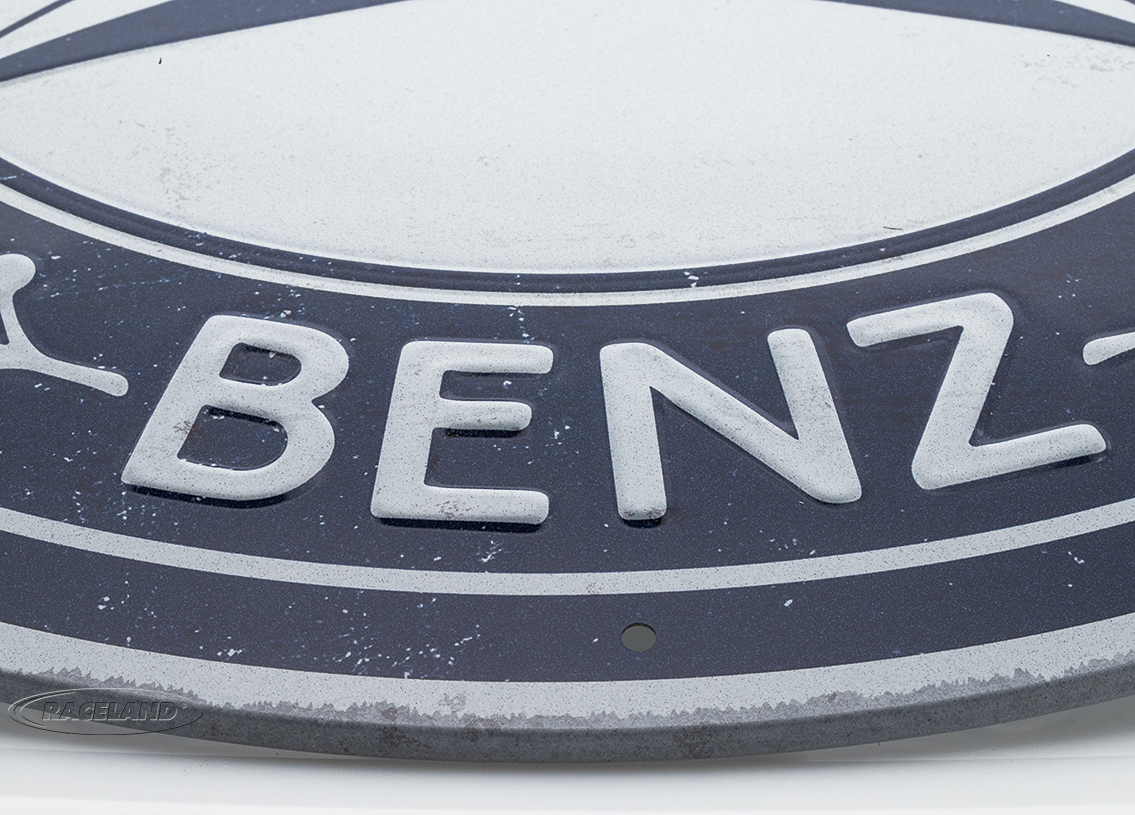 Blechschild Mercedes Benz Logo rund 35 x 35cm