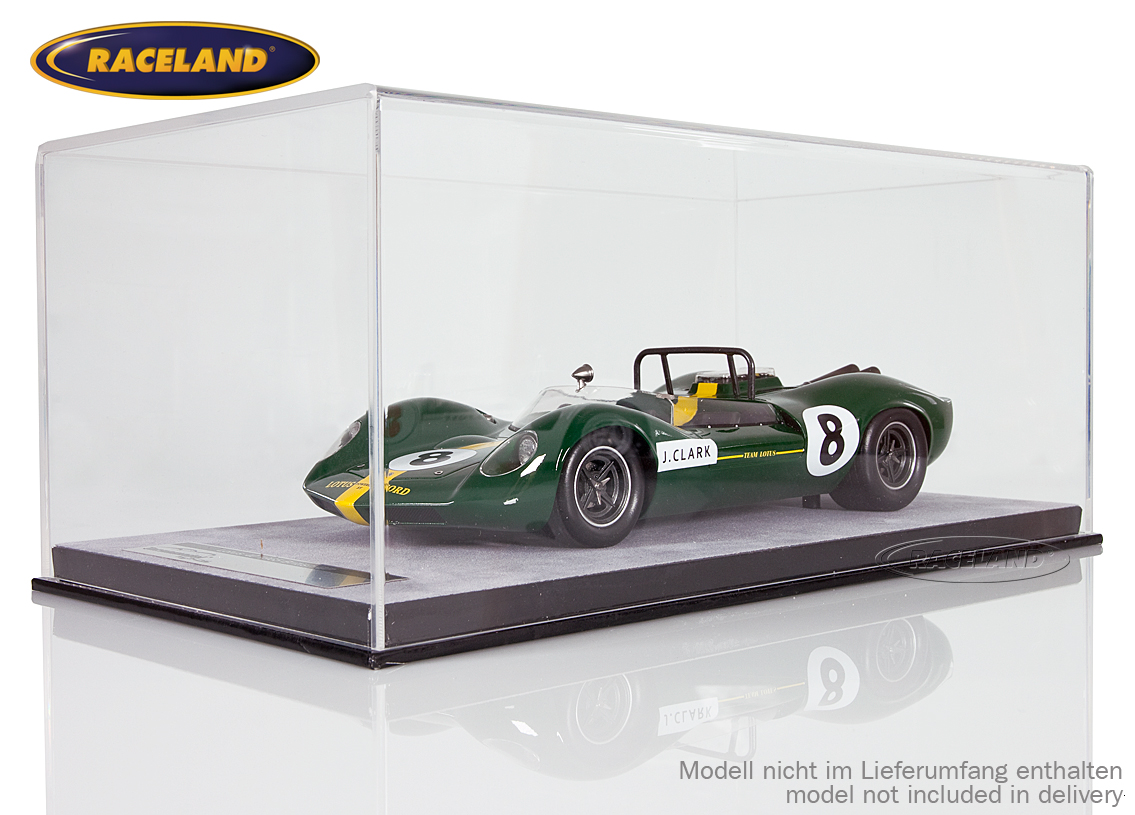 Plexiglas-Abdeckung transparent für Tecnomodel 1:18 Modelle