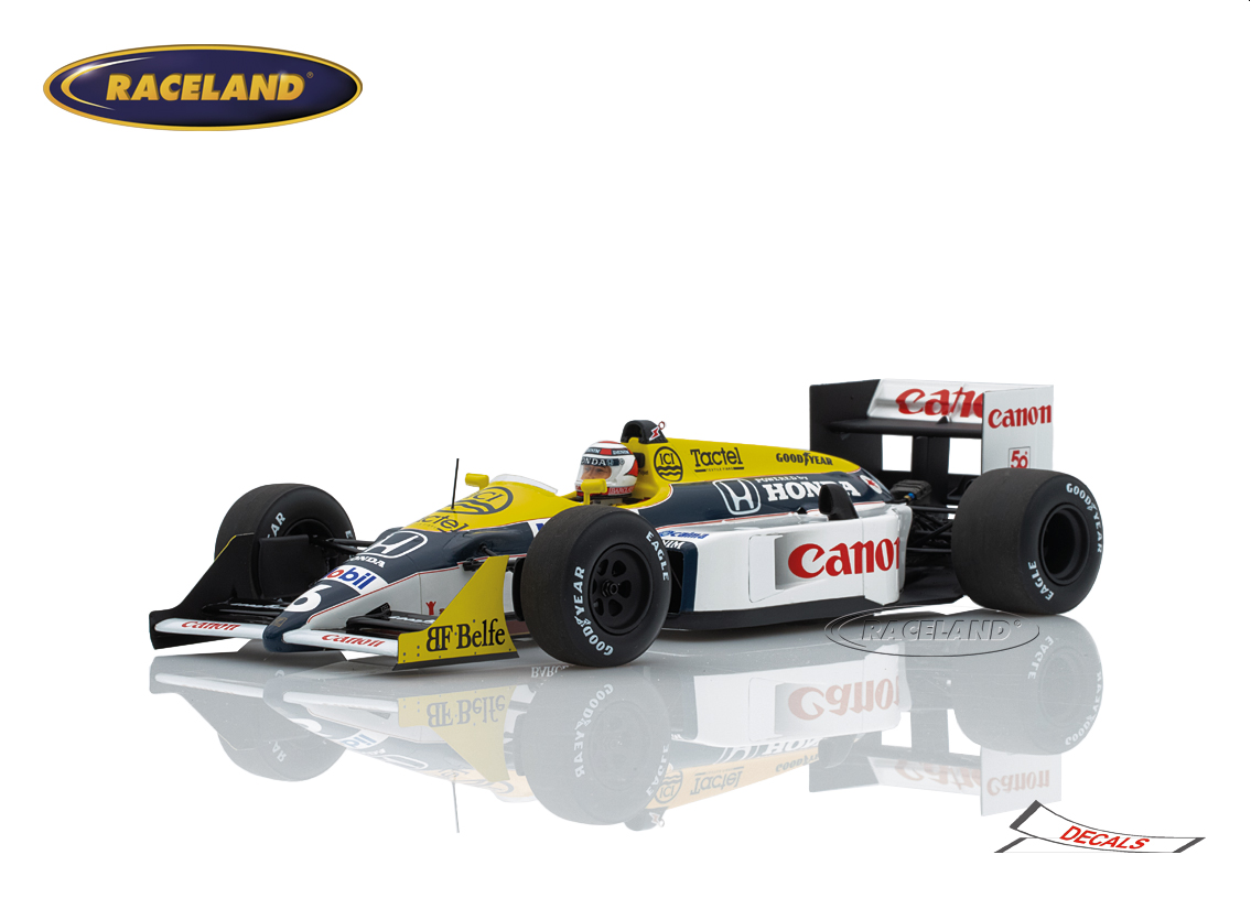 Williams FW11b Honda V6 Turbo F1 Canon Sieger GP Italien Monza Weltmeister 1987
