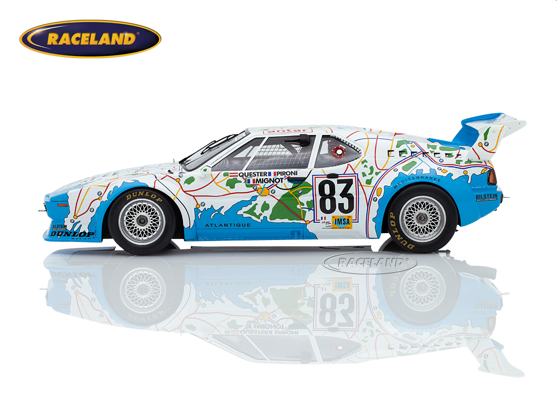 BMW M1 BMW France Map Art Car 14° Le Mans 1980