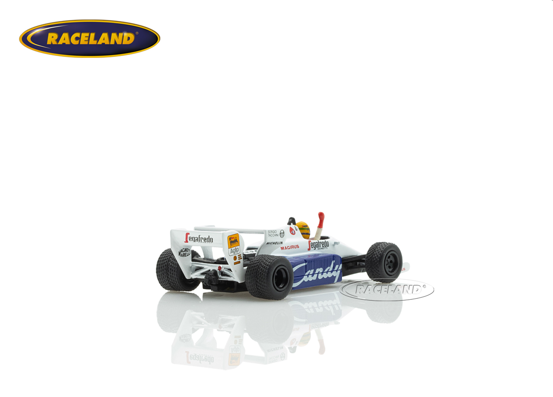 Toleman TG184 Hart Turbo F1 Candy 2° GP Monaco 1984