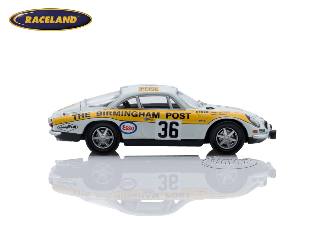 Alpine Renault A110 The Birmingham Post RAC Rallye 1971