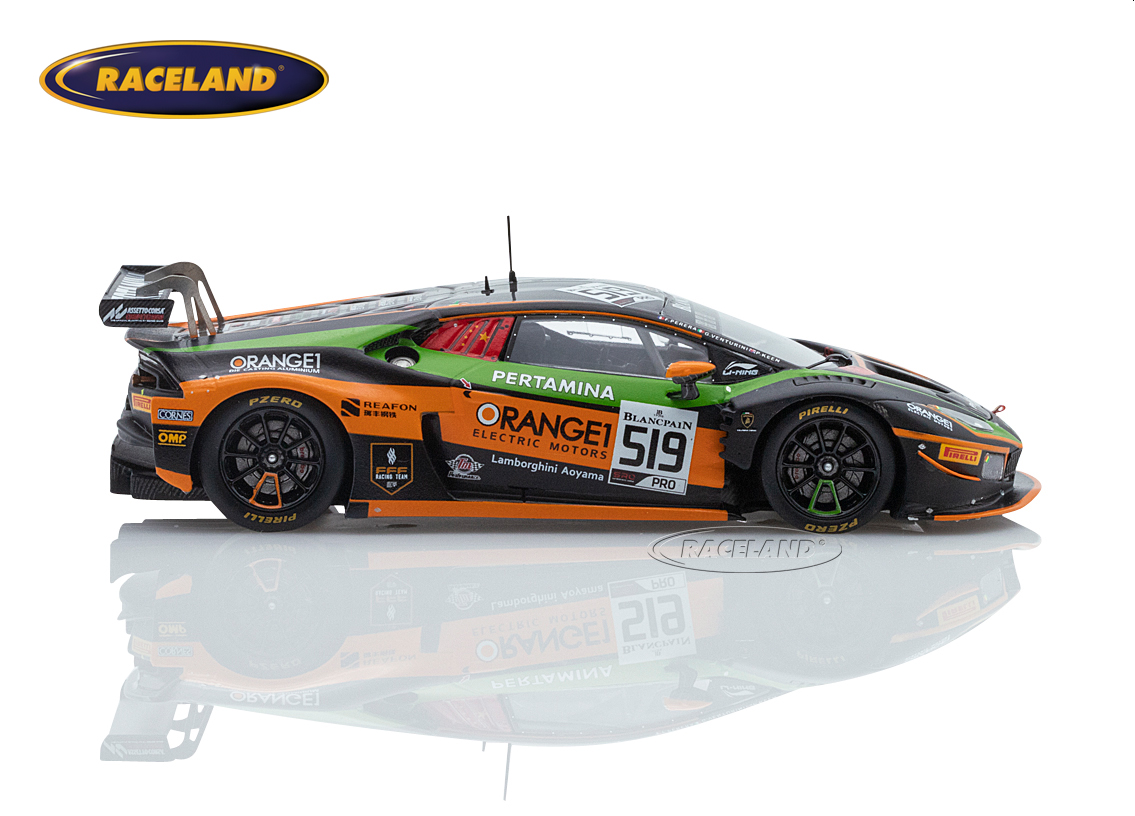 Lamborghini Huracan GT3 Evo Orange 1 FFF Racing 21° 24H Spa 2019