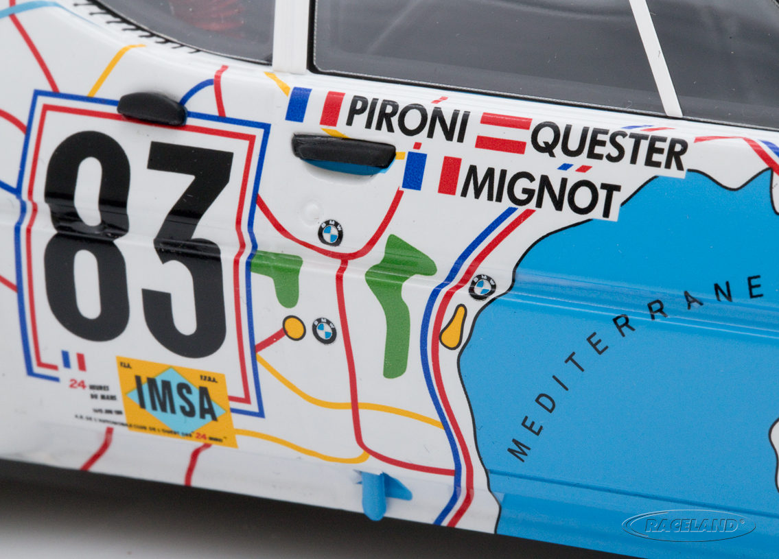 BMW M1 BMW France Map Art Car 14° Le Mans 1980