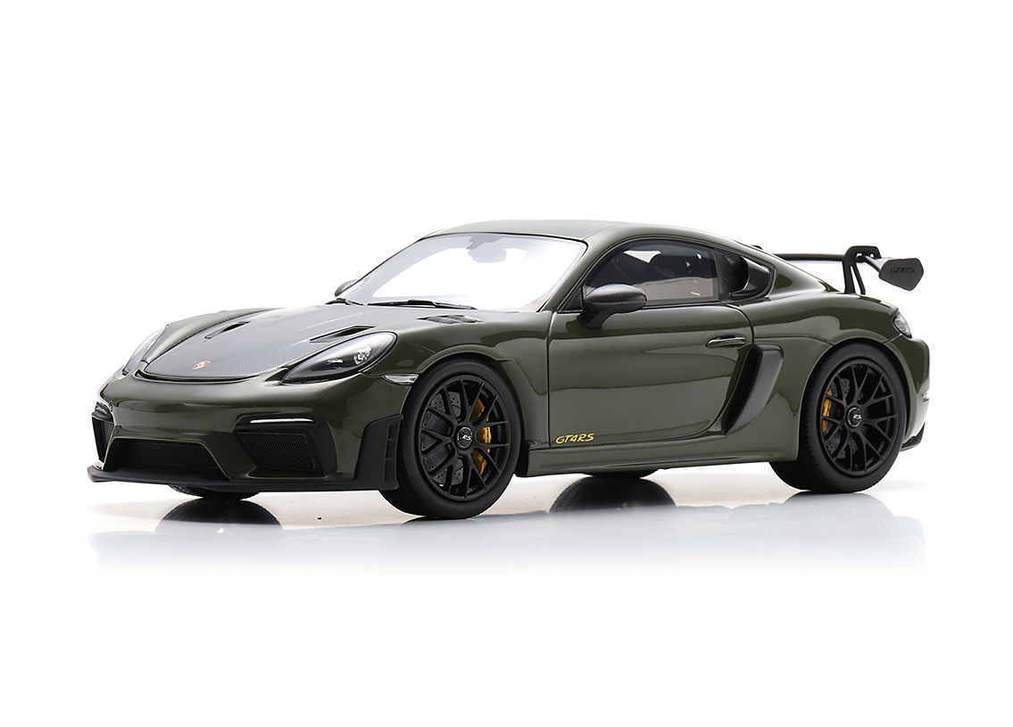 Porsche 718 Cayman GT4 RS 2023 - nato olive mit Weissach Package