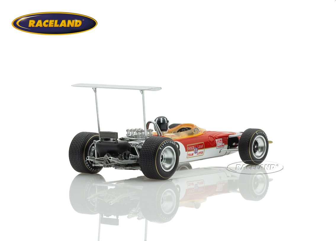 Lotus 49B Cosworth V8 F1 Gold Leaf 2° GP Deutschland Weltmeister 1968