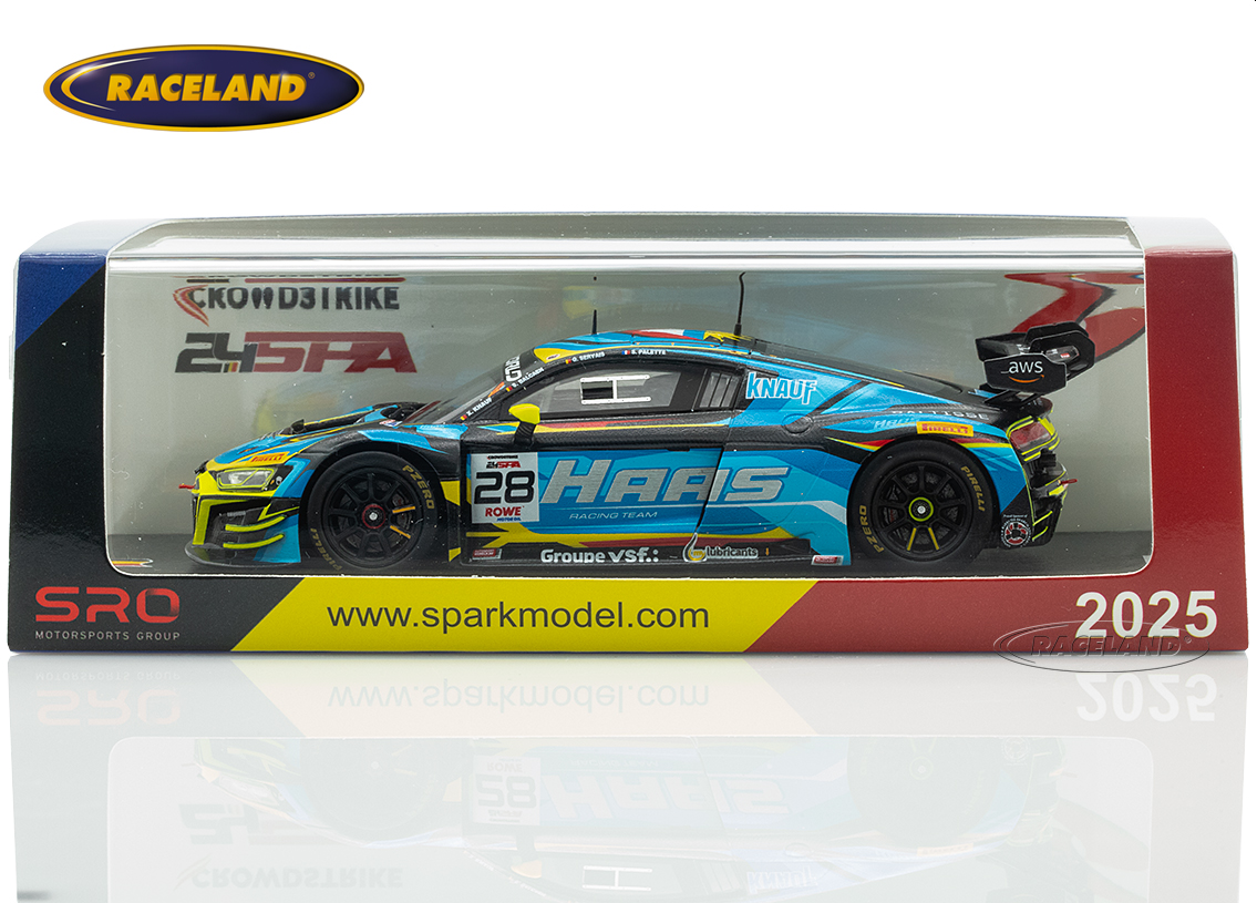 Audi R8 LMS GT3 EVO II Haas RT 44° 24H Spa 2025
