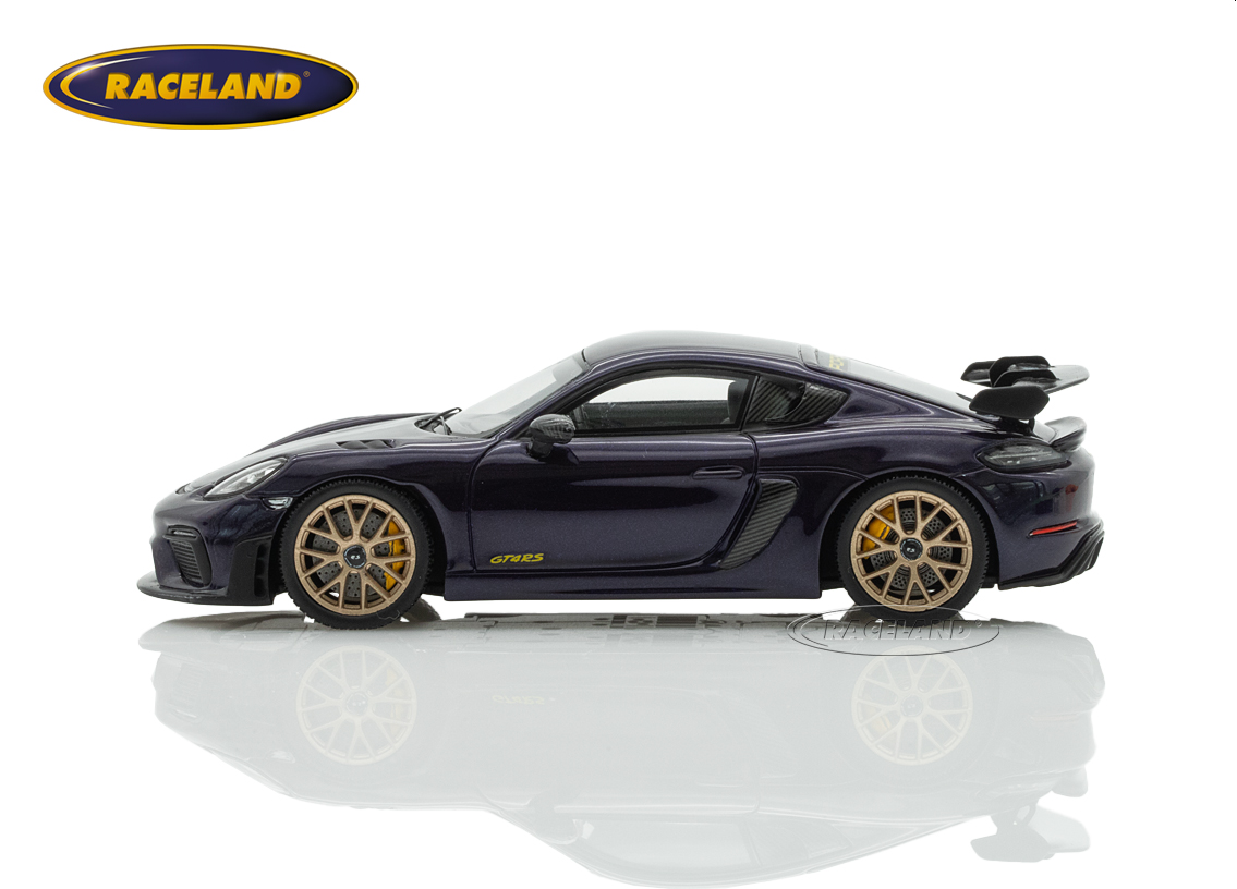 Porsche 718 Cayman GT4 RS 2024 - viola metallic mit Weissach Package