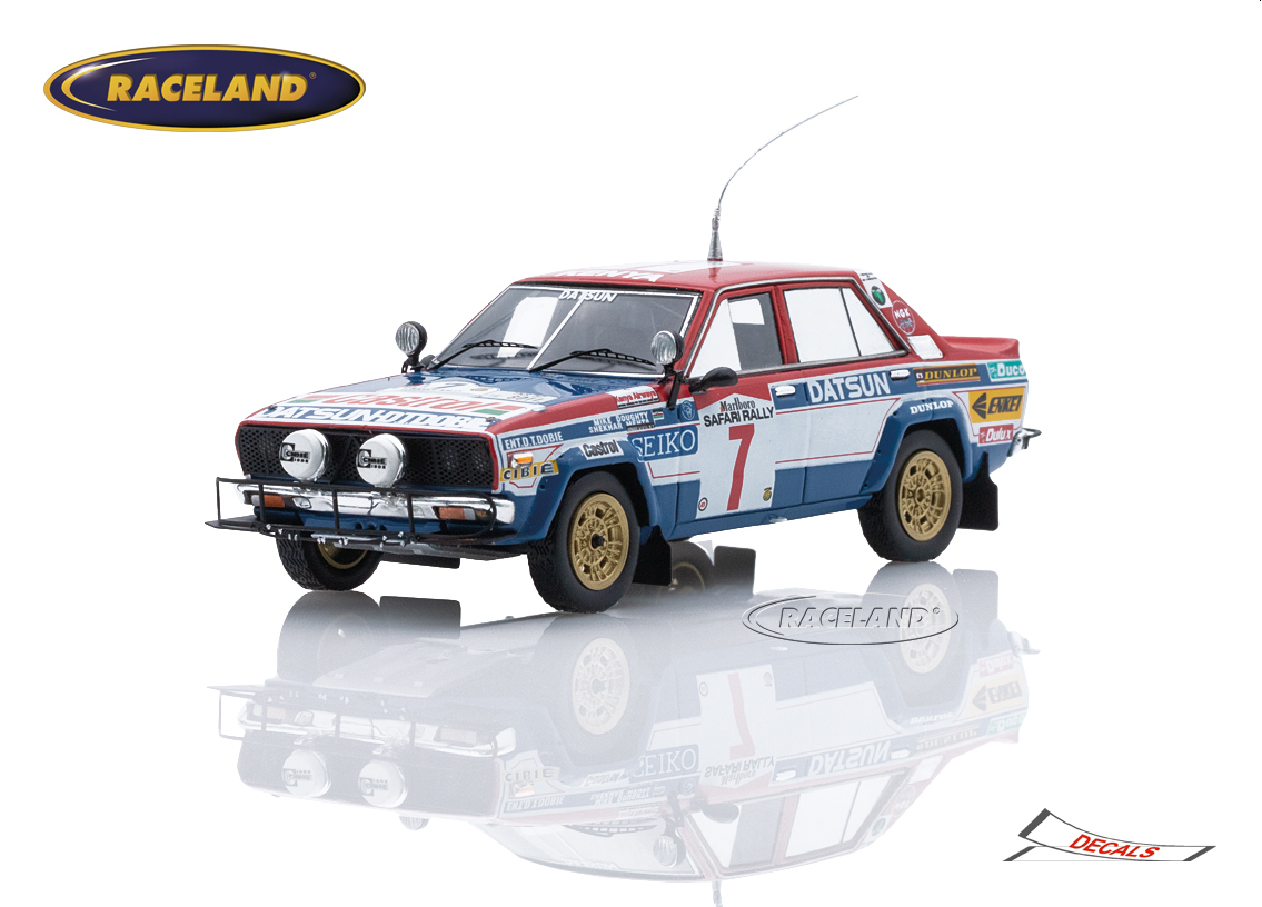 Datsun Violet GT D.T. Dobie Team Datsun Sieger Safari Rallye 1981