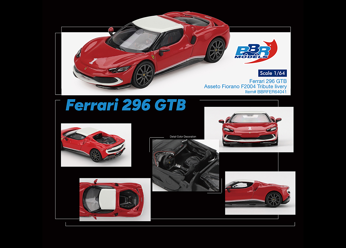 Ferrari 296 GTB Asseto Fiorano F2004 Tribute Livery 2024