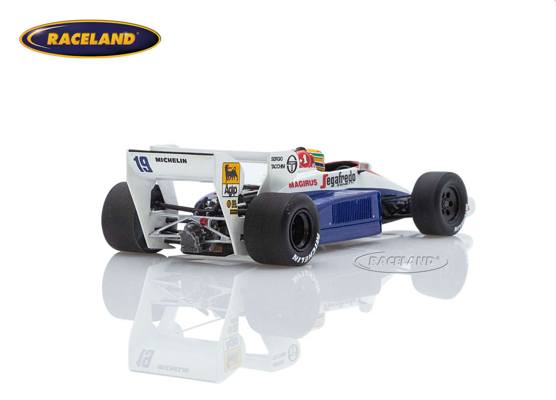 Toleman TG184 Hart Turbo F1 Segafredo 3° GP England Brands Hatch 1984