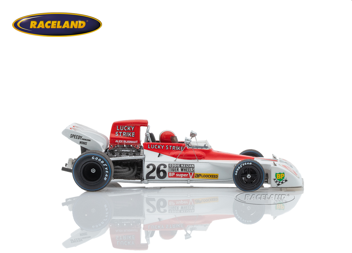 Tyrrell 004 Cosworth V8 F1 Blignaut Lucky Strike GP Südafrika Kyalami 1973