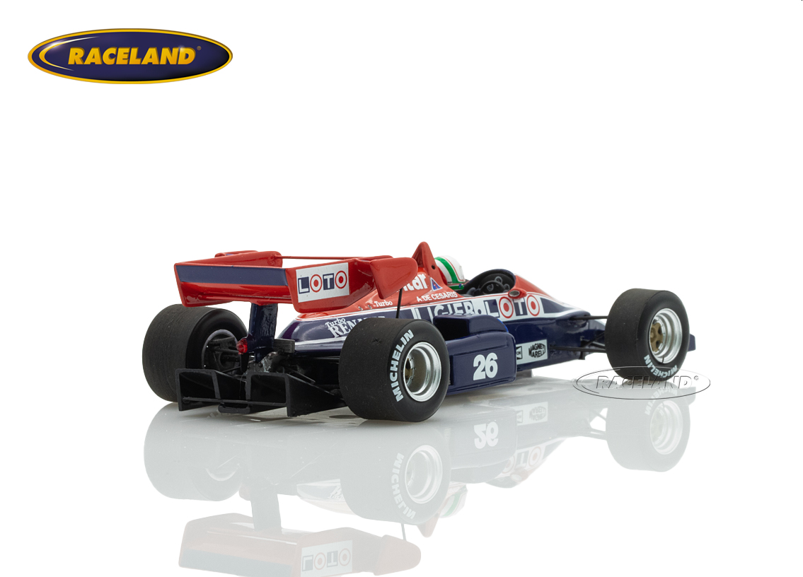 Ligier JS23 Renault V6 F1 Ligier Loto 7° GP Deutschland Hockenheim 1984