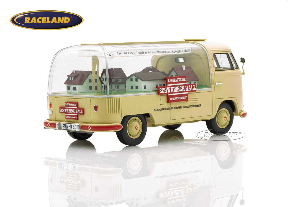 VW T1 Werbetransporter Schwäbisch Hall 1954 - beige