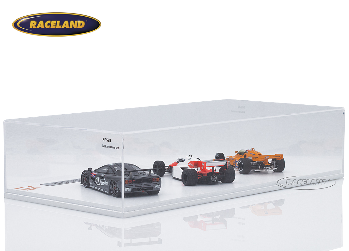 McLaren Triple Crown Geschenkset Sieger Indy 500, Le Mans und Formel 1