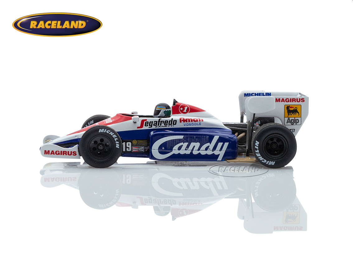 Toleman TG184 Hart Turbo F1 Candy 4° GP Italien Monza 1984