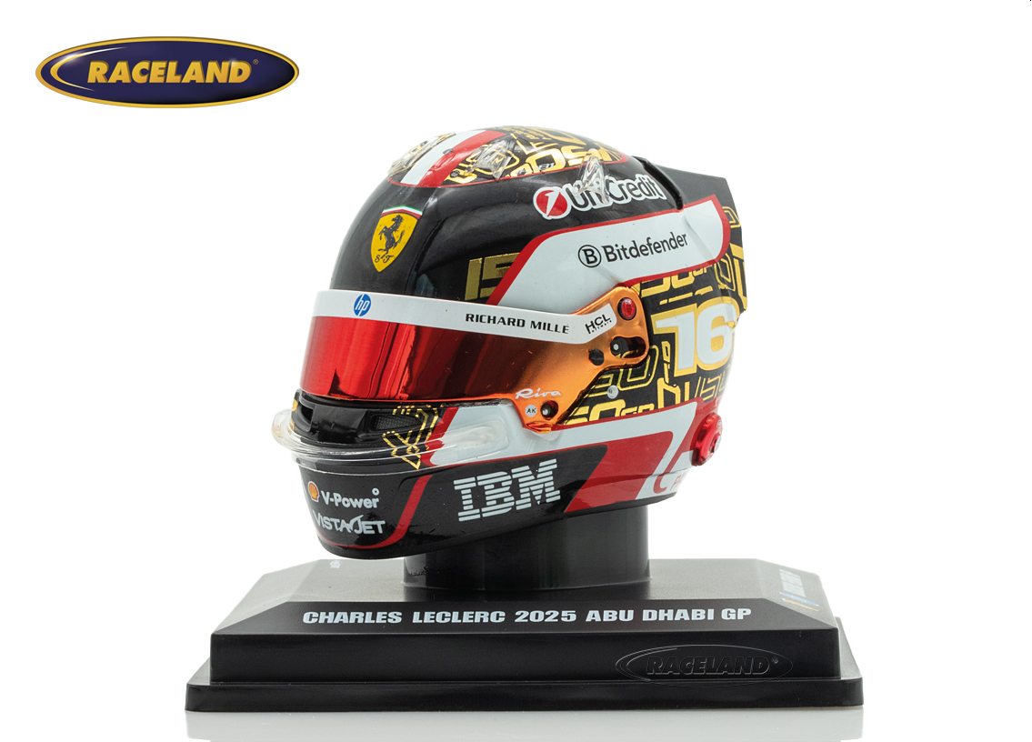 Helm Scuderia Ferrari F1 4° GP Abu Dhabi 2025
