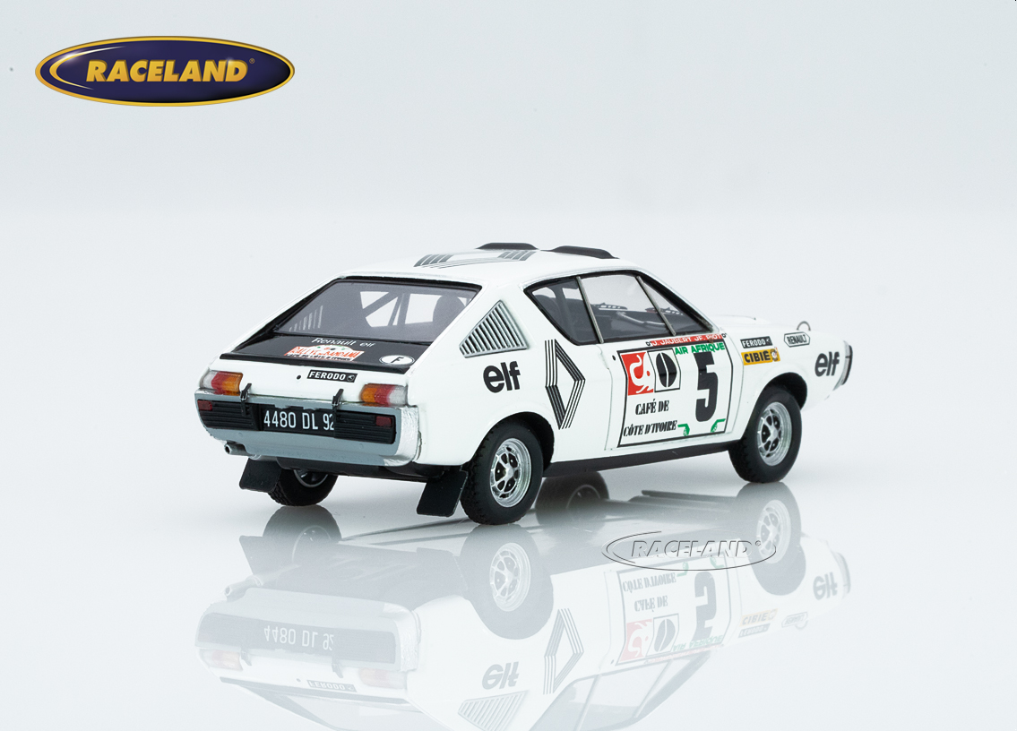 Renault 17 TS Renault elf Bandama Rallye Elfenbeinküste 1973