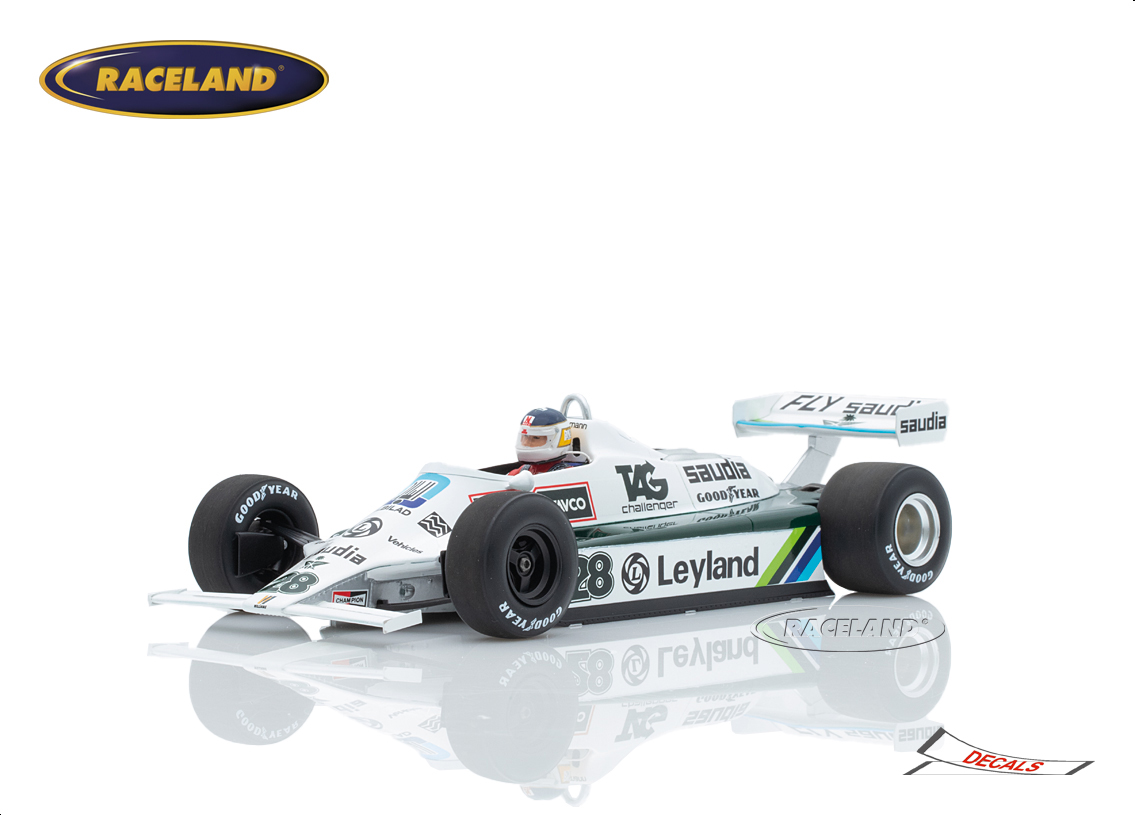 Williams FW07b Cosworth V8 F1 Albilad Sieger GP Monaco 1980