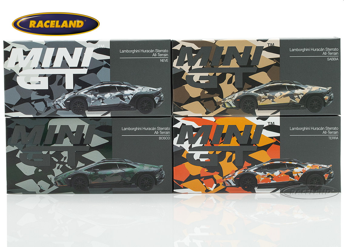 Lamborghini Huracan Sterrato All Terrarin Set mit 4 Modellen 2025