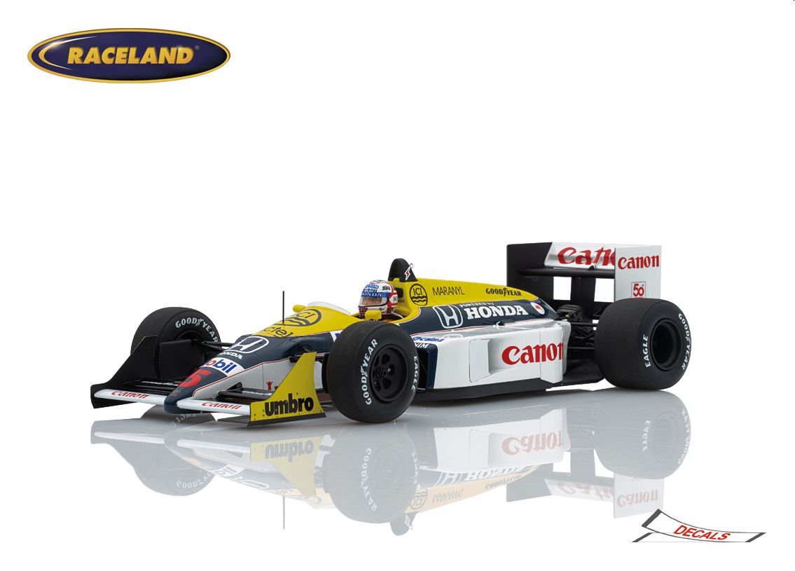 Williams FW11b Honda V6 Turbo F1 Canon Sieger GP England Silverstone 1987