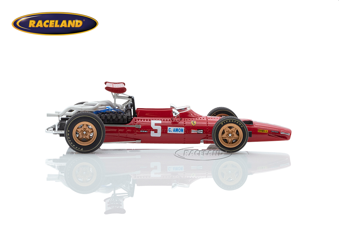 Ferrari 312 F1 Scuderia Ferrari 2° GP England Brands Hatch 1968
