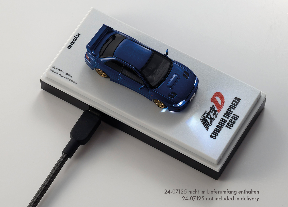 Subaru Impreza WRX STI Initial D 1995 Mit LED Scheinwerfern und Rückleuchten
