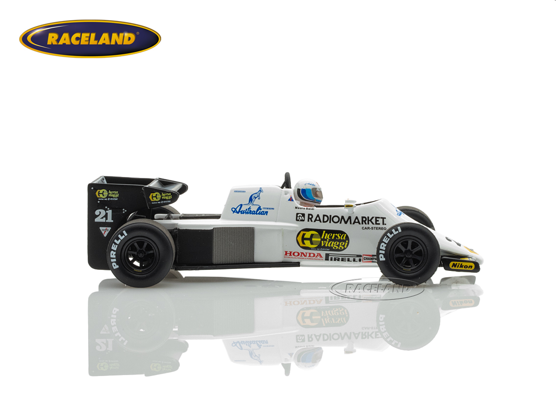 Spirit 101 Hart Turbo F1 Spirit Racing 8° GP San Marino Imola 1984