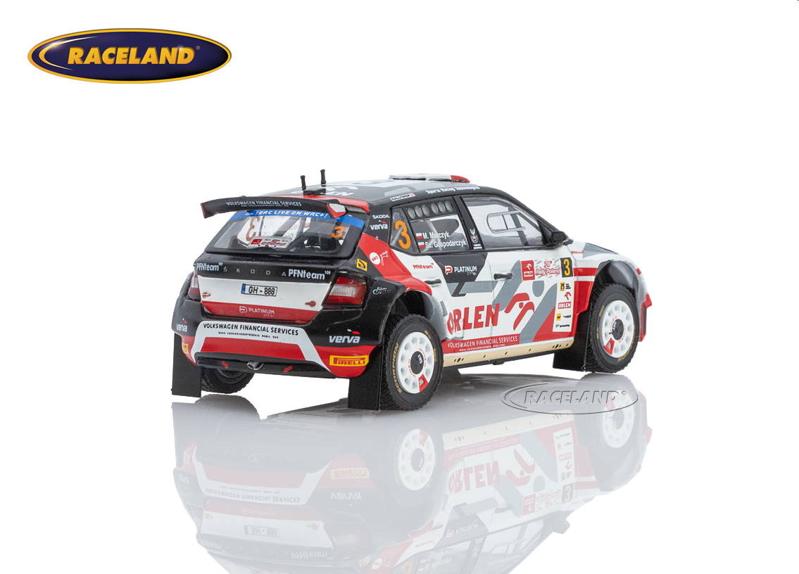 Skoda Fabia Rally2 evo Orlen Team Sieger Rallye Polen EM 2022