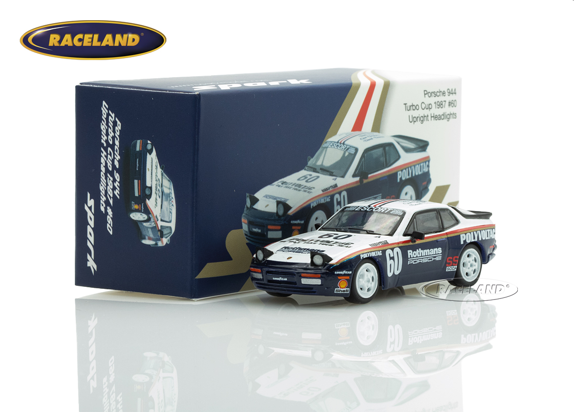 Porsche 944 Turbo Cup 1987 - Rothmans Design geöffnete Scheinwerfer