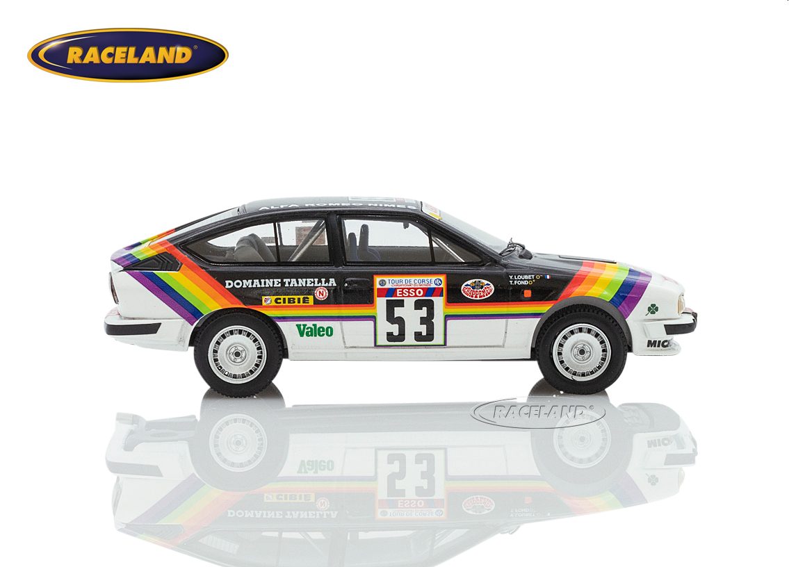 Alfa Romeo Alfetta GTV6 17° Rallye Korsika 1982