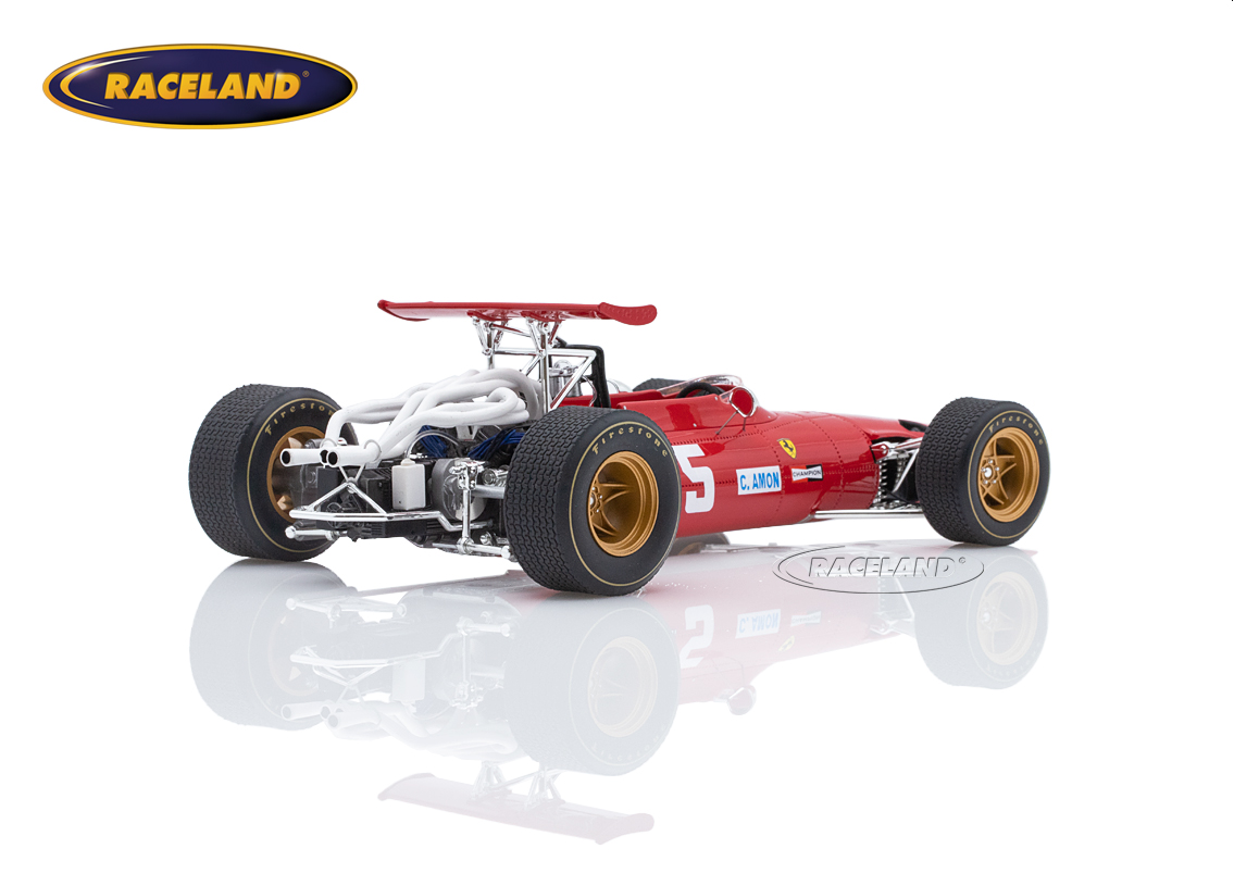 Ferrari 312/68 V12 F1 Scuderia Ferrari 2° GP England Brands Hatch 1968
