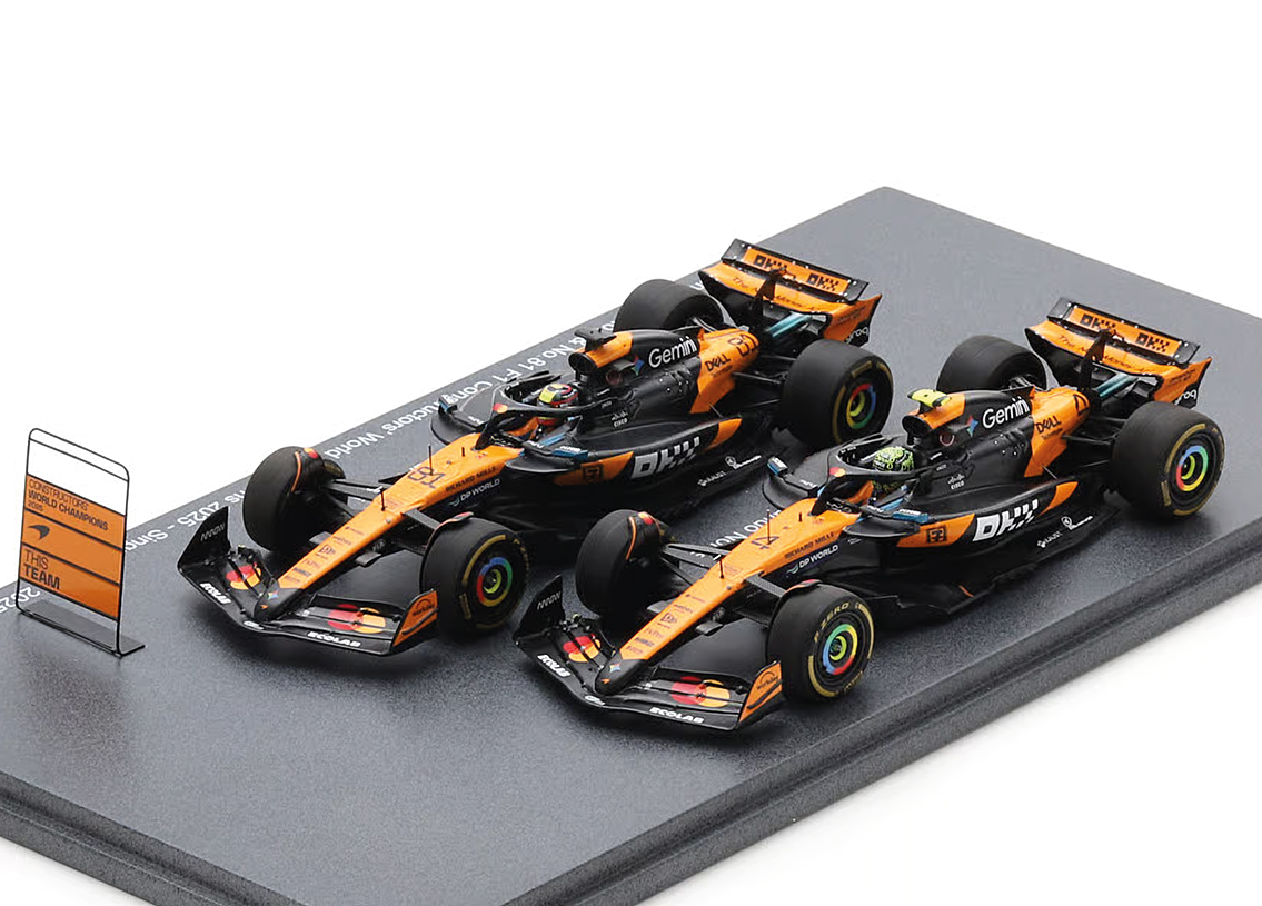 McLaren MCL39 Mercedes F1 Konstrukteurs Weltmeister 2025