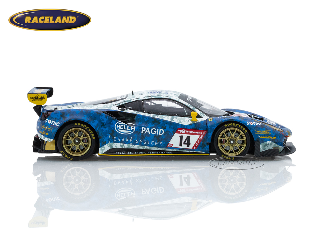 Ferrari 488 GT3 Evo Racing One Hella Pagid 24H Nürburgring 2022