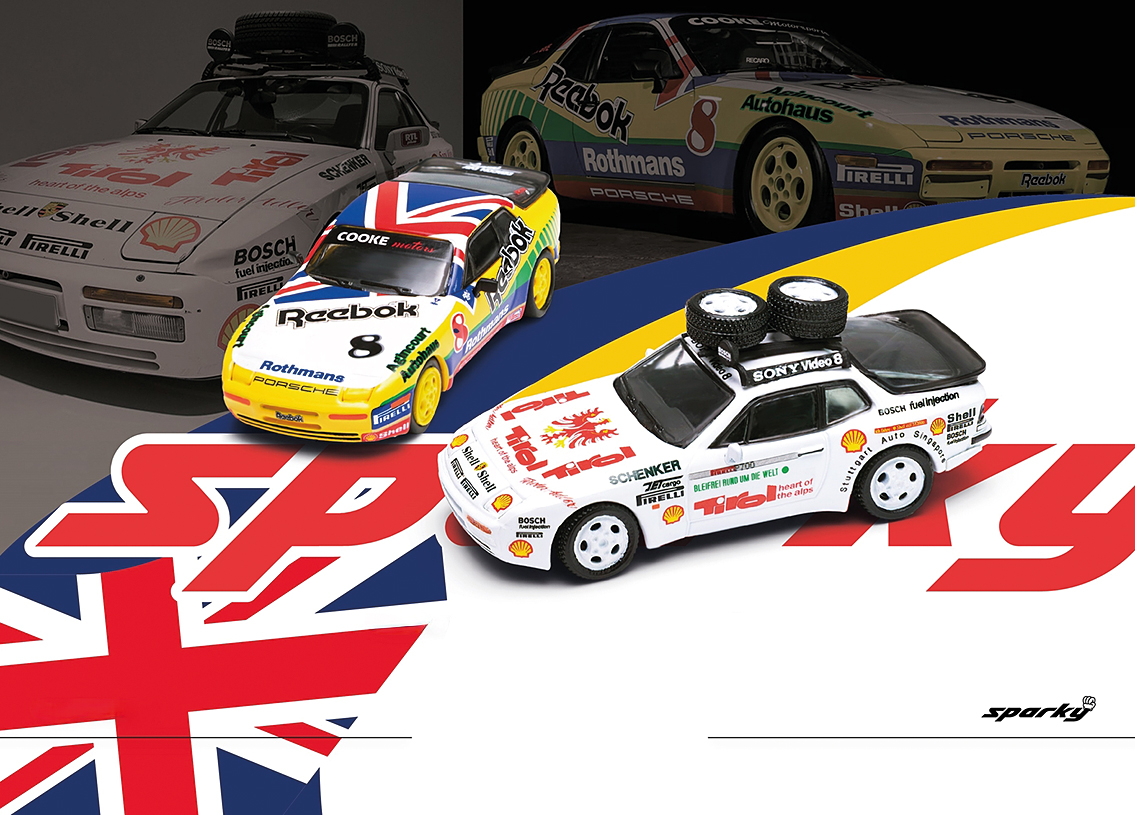 2 car Set Porsche 944 Turbo 1987 und Porsche 944 Turbo Cup 1988