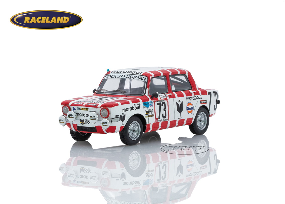 Simca 1000 Rallye 2 Marabout Racing Team 24H Spa 1974