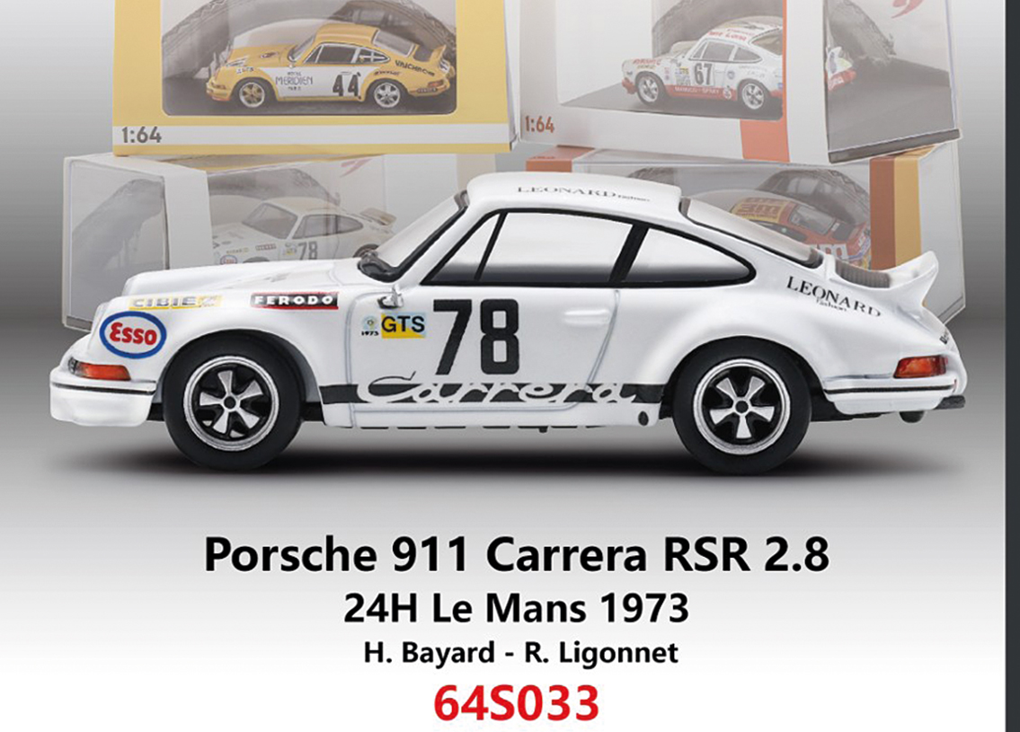 Porsche Carrera RSR Jean Sage Le Mans 1973