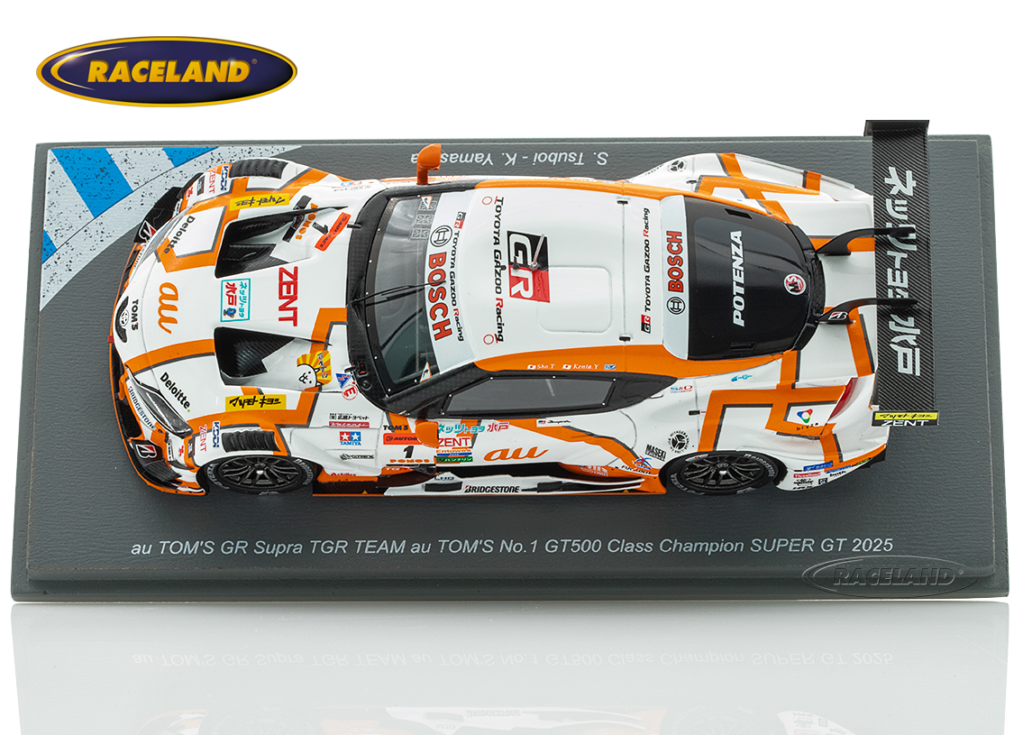 Toyota GR Supra TGR TEAM au TOM'S GT500 Champion Super GT Japan 2025
