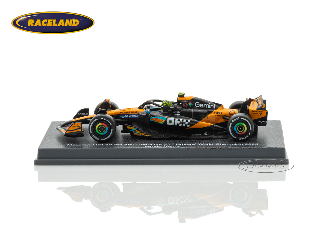 McLaren MCL39 Mercedes F1 3° GP Abu Dhabi Weltmeister 2025