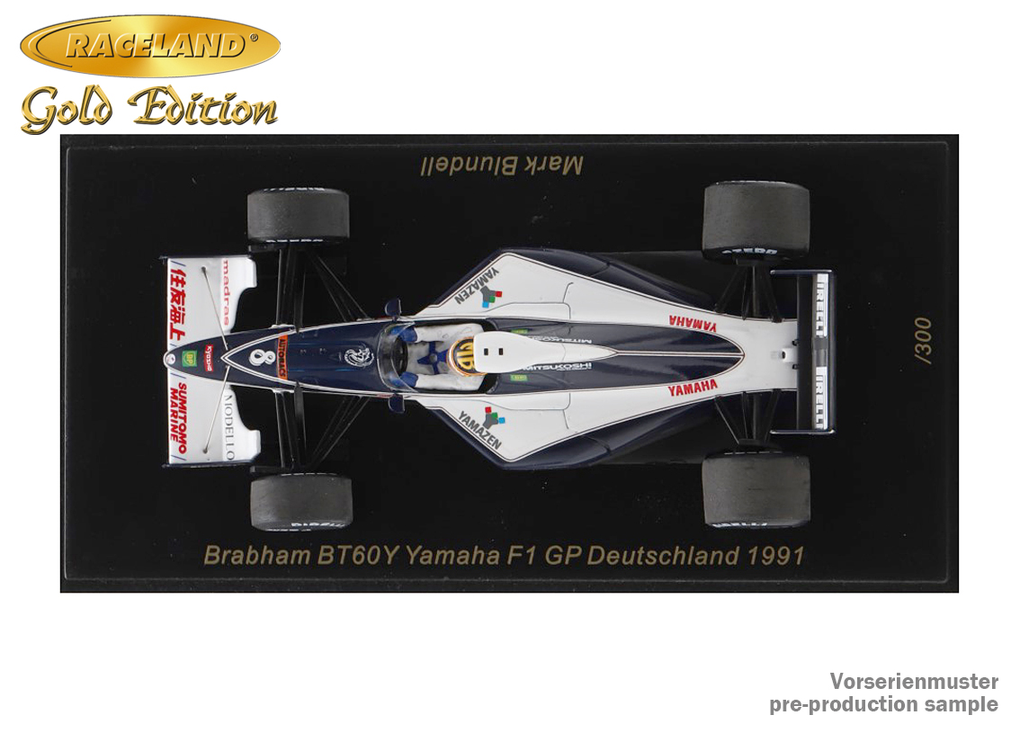 Brabham BT60Y Yamaha V12 F1 Mitsukoshi 12° GP Deutschland 1991