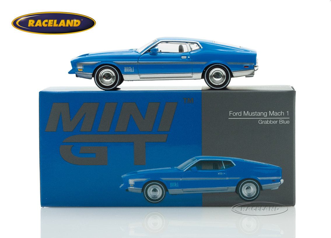 Ford Mustang Mach 1 Grabber 1971 - blau