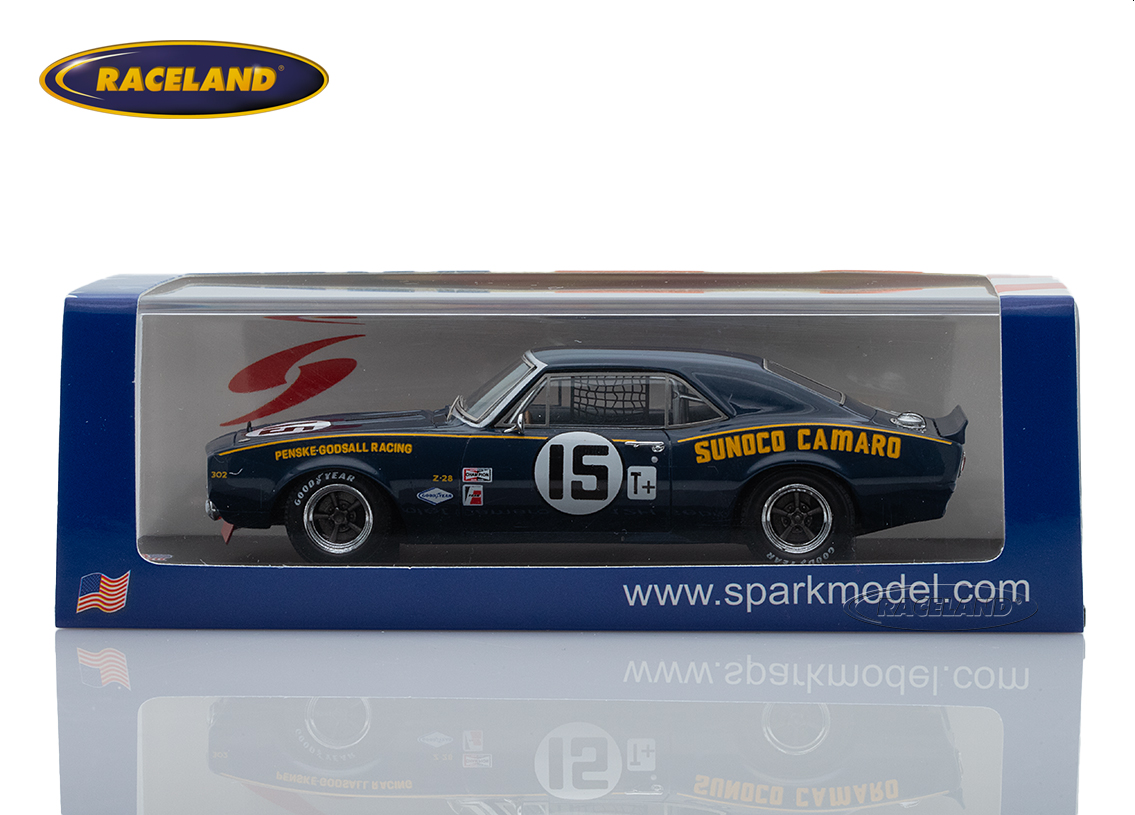 Chevrolet Camaro I Z28 Roger Penske Sunoco 3° 12H Sebring 1968 Sieger TA5.0