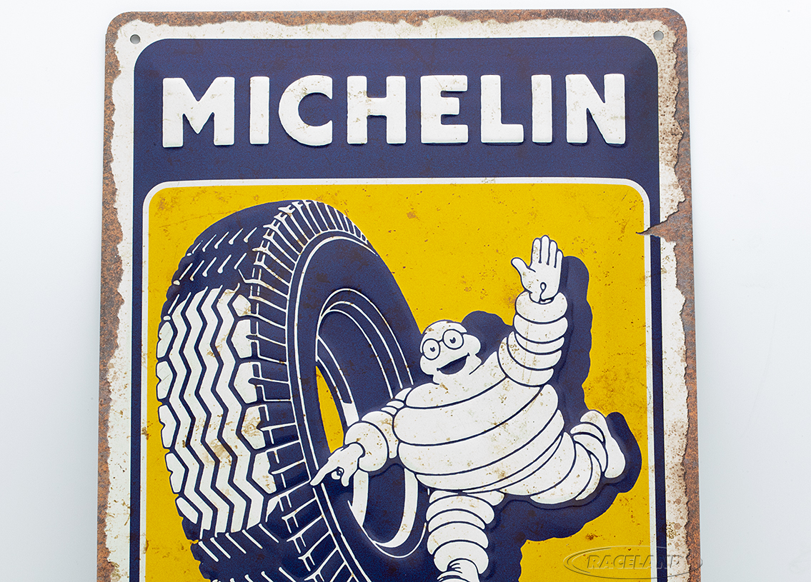 Blechschild Michelin Original Tyres Logo 20 x 30cm