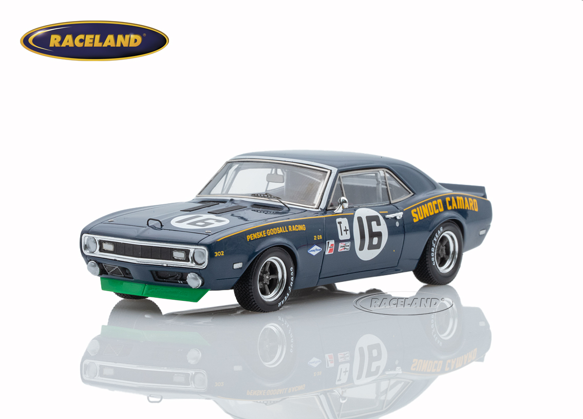 Chevrolet Camaro I Z28 Roger Penske Sunoco 4° 12H Sebring 1968