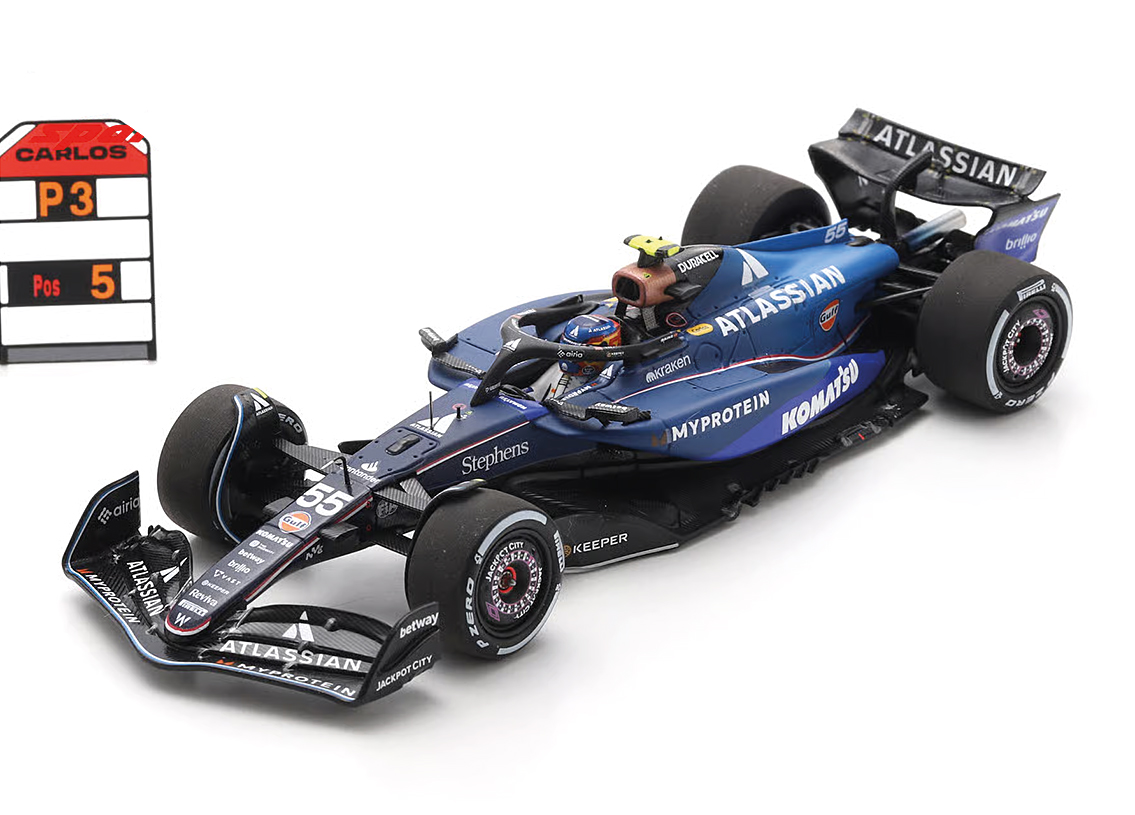 Williams FW47 Mercedes F1 Atlassian 3° GP Katar 2025
