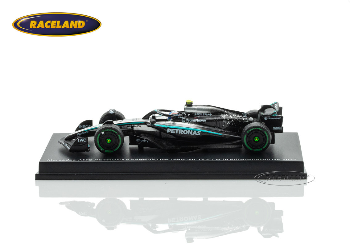 Mercedes F1 W16 AMG Petronas F1 4° GP Australien Melbourne 2025